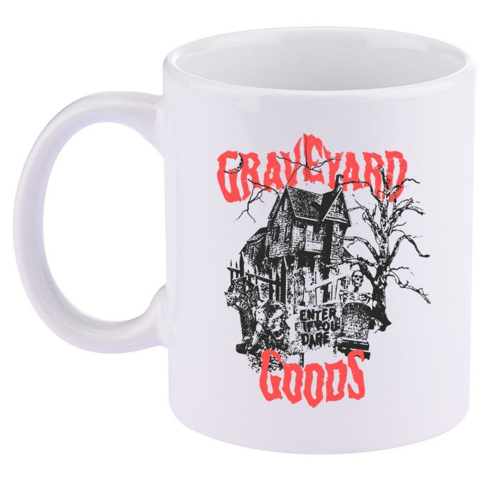 Graveyard Goods A Dark Damp House 11oz C Handle Ceramic Mug