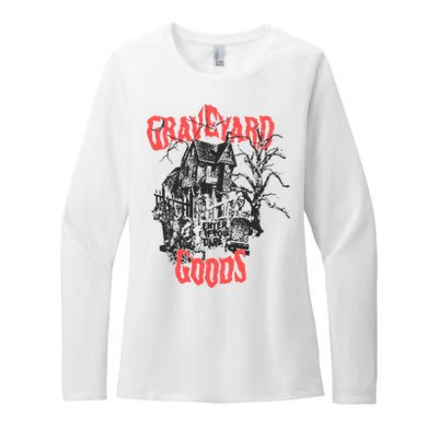 Graveyard Goods A Dark Damp House Womens CVC Long Sleeve Shirt