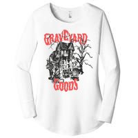 Graveyard Goods A Dark Damp House Women's Perfect Tri Tunic Long Sleeve Shirt