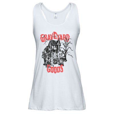 Graveyard Goods A Dark Damp House Ladies Essential Flowy Tank