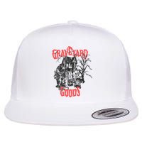 Graveyard Goods A Dark Damp House Flat Bill Trucker Hat