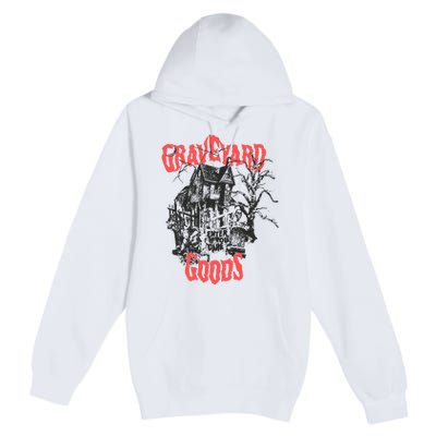 Graveyard Goods A Dark Damp House Premium Pullover Hoodie