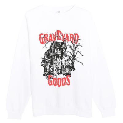 Graveyard Goods A Dark Damp House Premium Crewneck Sweatshirt