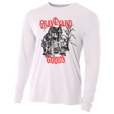 Graveyard Goods A Dark Damp House Cooling Performance Long Sleeve Crew