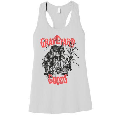 Graveyard Goods A Dark Damp House Women's Racerback Tank