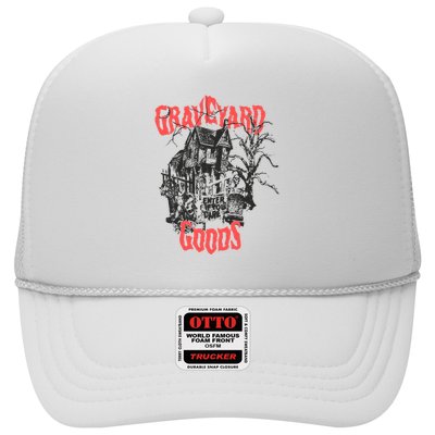 Graveyard Goods A Dark Damp House Trucker Hat