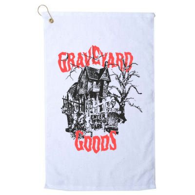 Graveyard Goods A Dark Damp House Golf Towel