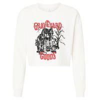 Graveyard Goods A Dark Damp House Cropped Pullover Crew