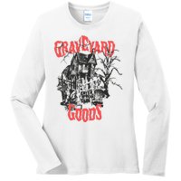 Graveyard Goods A Dark Damp House Ladies Long Sleeve Shirt