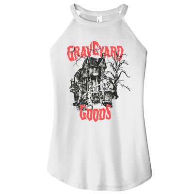 Graveyard Goods A Dark Damp House Women's Perfect Tri Rocker Tank