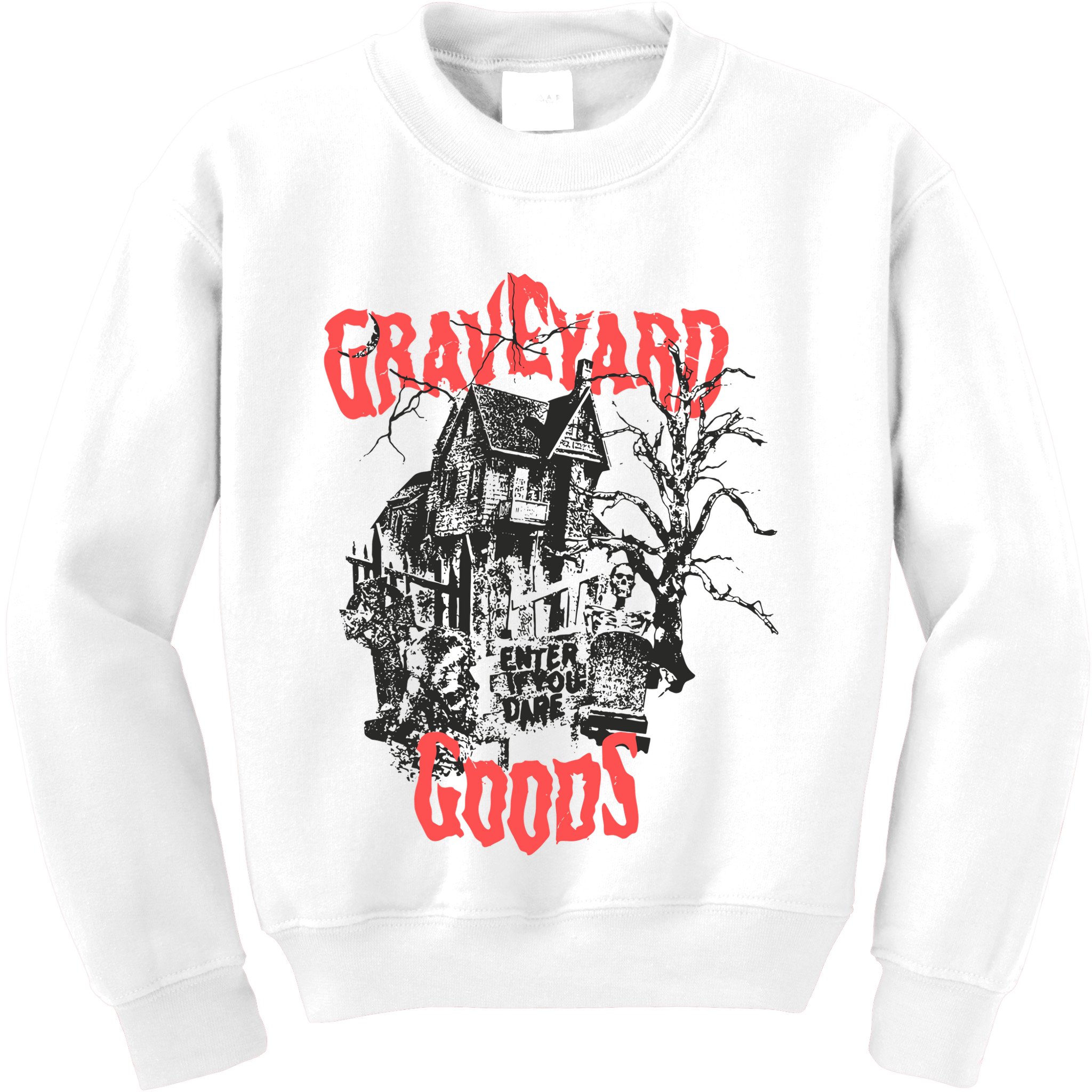 Graveyard Goods A Dark Damp House Kids Sweatshirt