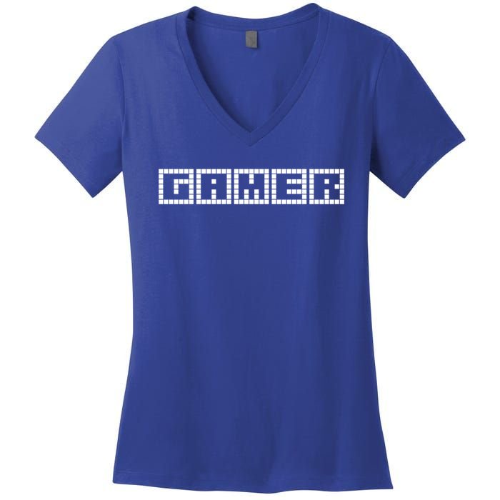 Gamer Gaming And Cool Video Games Gift Women's V-Neck T-Shirt