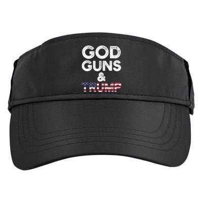 God Guns And Trump Cute Gift 2nd Amendment Pro Gun Meaningful Gift Adult Drive Performance Visor