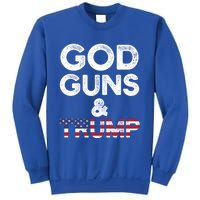 God Guns And Trump Cute Gift 2nd Amendment Pro Gun Meaningful Gift Sweatshirt