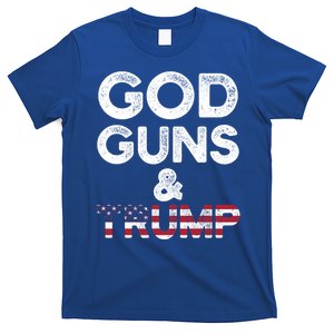 God Guns And Trump Cute Gift 2nd Amendment Pro Gun Meaningful Gift T-Shirt