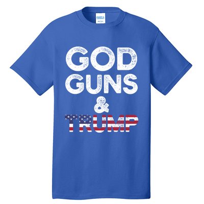 God Guns And Trump Cute Gift 2nd Amendment Pro Gun Meaningful Gift Tall T-Shirt