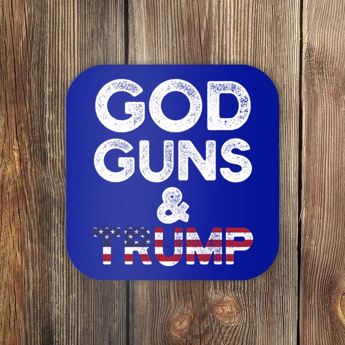 God Guns And Trump Cute Gift 2nd Amendment Pro Gun Meaningful Gift Coaster