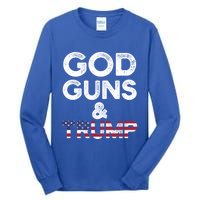 God Guns And Trump Cute Gift 2nd Amendment Pro Gun Meaningful Gift Tall Long Sleeve T-Shirt