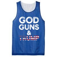 God Guns And Trump Cute Gift 2nd Amendment Pro Gun Meaningful Gift Mesh Reversible Basketball Jersey Tank