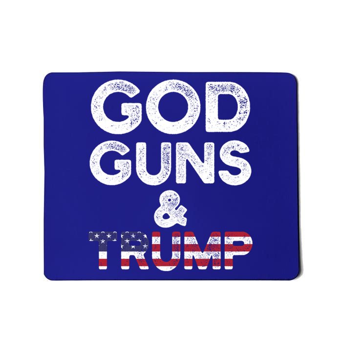 God Guns And Trump Cute Gift 2nd Amendment Pro Gun Meaningful Gift Mousepad