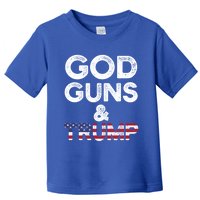 God Guns And Trump Cute Gift 2nd Amendment Pro Gun Meaningful Gift Toddler T-Shirt