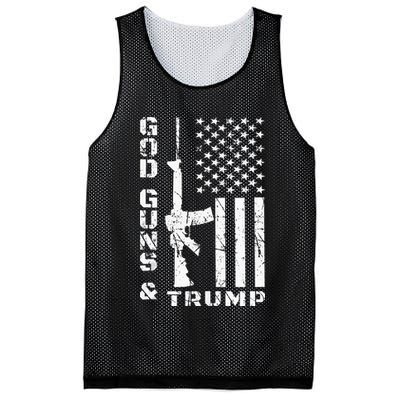 God Guns And Trump 2nd Amendment Flag AR15 Mesh Reversible Basketball Jersey Tank
