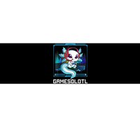 Gamesolotl Gamer Axolotl Playing Video Games Boys Girls Bumper Sticker