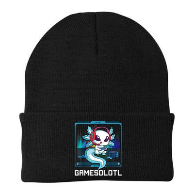 Gamesolotl Gamer Axolotl Playing Video Games Boys Girls Beanie