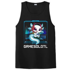 Gamesolotl Gamer Axolotl Playing Video Games Boys Girls PosiCharge Competitor Tank