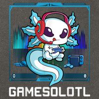 Gamesolotl Gamer Axolotl Playing Video Games Boys Girls Cotton Canvas Backpack