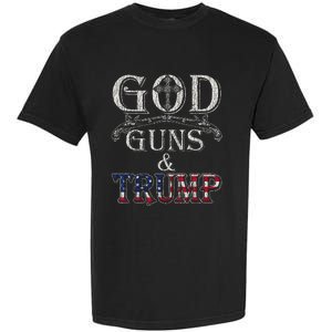 God Guns And Trump Garment-Dyed Heavyweight T-Shirt