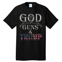 God Guns And Trump Tall T-Shirt