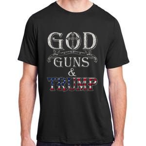 God Guns And Trump Adult ChromaSoft Performance T-Shirt