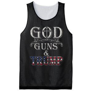 God Guns And Trump Mesh Reversible Basketball Jersey Tank