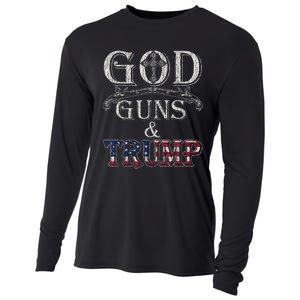 God Guns And Trump Cooling Performance Long Sleeve Crew