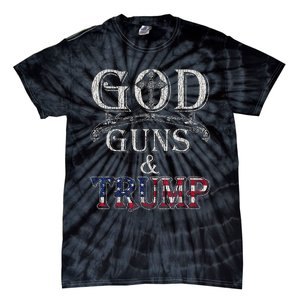 God Guns And Trump Tie-Dye T-Shirt