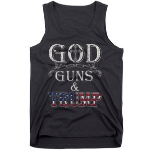 God Guns And Trump Tank Top