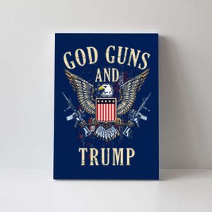 God Guns And Trump 2nd Amendment Flag Ar15 American Flag 2042 Canvas