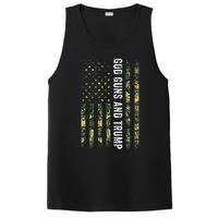 God Guns And Trump 2nd Amendment Usa Flag American Flag PosiCharge Competitor Tank