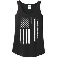 Golf Golfer American Flag Golf Flat Funny Golf Ladies Essential Tank