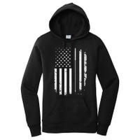 Golf Golfer American Flag Golf Flat Funny Golf Women's Pullover Hoodie