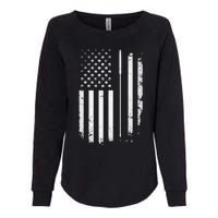 Golf Golfer American Flag Golf Flat Funny Golf Womens California Wash Sweatshirt