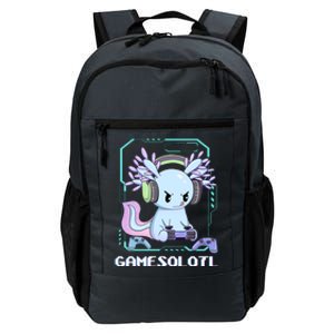 Gamesolotl Gamer Axolotl Funny Cute Daily Commute Backpack