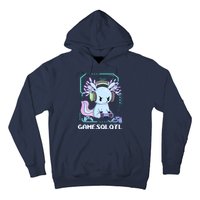 Gamesolotl Gamer Axolotl Funny Cute Hoodie