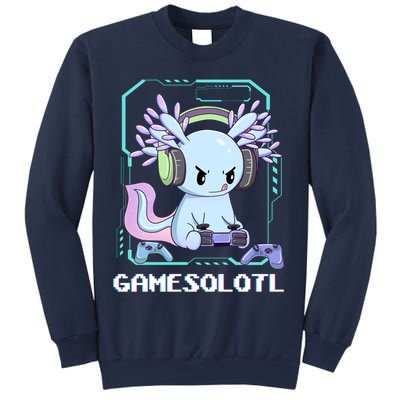 Gamesolotl Gamer Axolotl Funny Cute Sweatshirt
