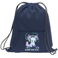 Gamesolotl Gamer Axolotl Funny Cute Sweatshirt Cinch Pack Bag