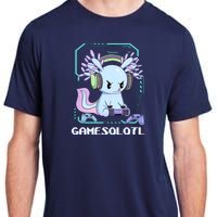 Gamesolotl Gamer Axolotl Funny Cute Adult ChromaSoft Performance T-Shirt