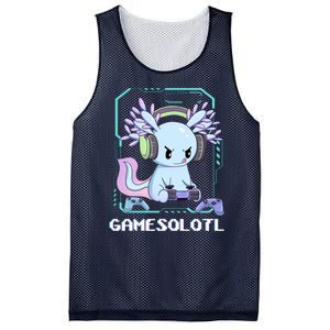 Gamesolotl Gamer Axolotl Funny Cute Mesh Reversible Basketball Jersey Tank