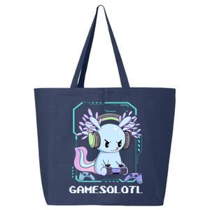 Gamesolotl Gamer Axolotl Funny Cute 25L Jumbo Tote