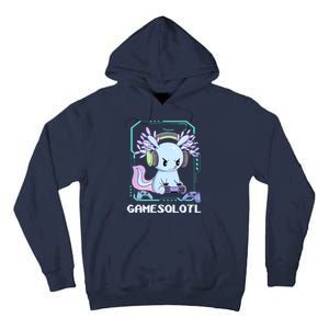 Gamesolotl Gamer Axolotl Funny Cute Tall Hoodie